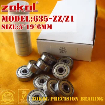 ZOKOL 635 ZZ Z Z1 bearing 635ZZ Z1 80035 Z1 635zz Miniature Deep Groove ball bearing 5*19*6mm
ZOKOL 635 ZZ Z Z1 bearing 635ZZ Z1 80035 Z1 635zz Miniature Deep Groove ball bearing 5*19*6mm