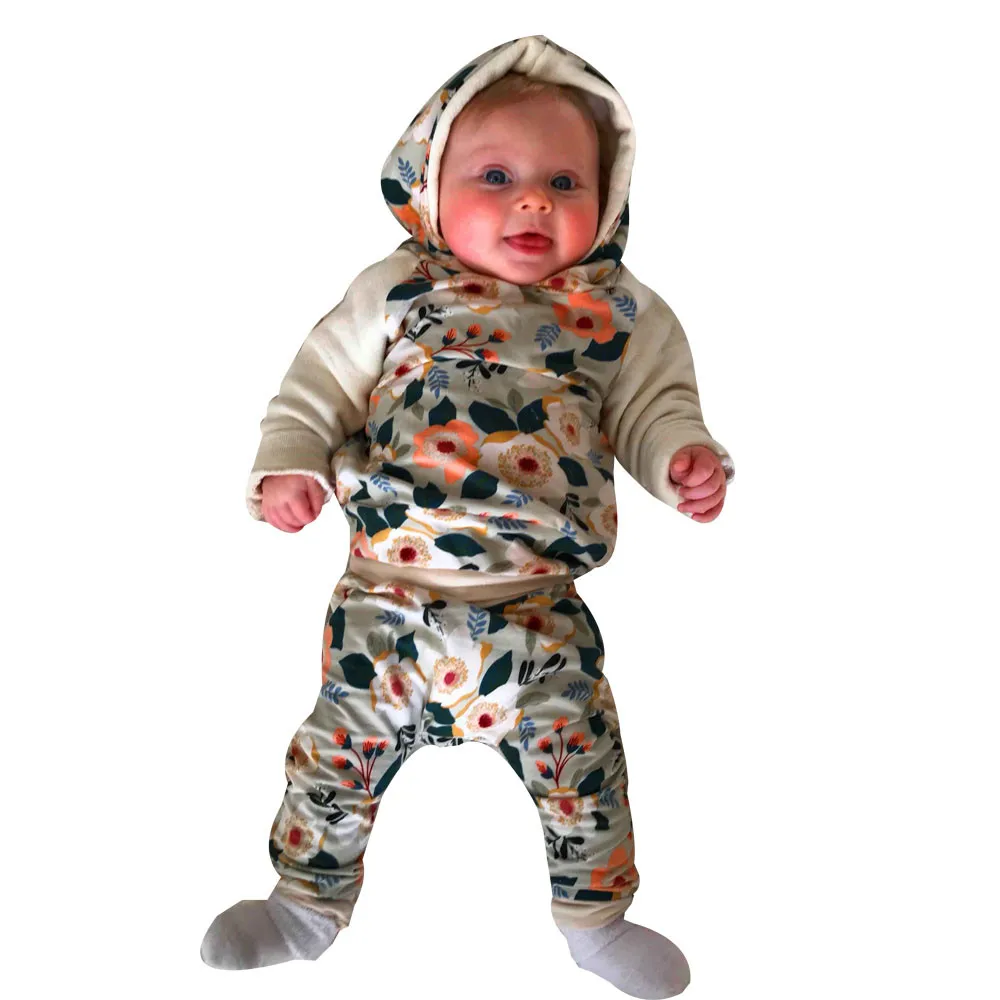 Fashion Newborn hot sale baby clothes sets Infant Baby Boy Girl Floral Tops Hoodie Pants Outfits 2Pcs Set Clothes
Fashion Newborn hot sale baby clothes sets Infant Baby Boy Girl Floral Tops Hoodie Pants Outfits 2Pcs Set Clothes