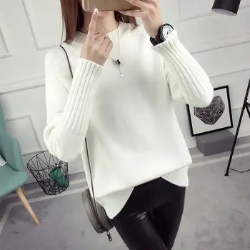 Women O-Neck 2018 Winter Sweater Women Long Sleeve Tricot Women Sweaters And Pullovers Female Jumper Winter Tops
Women O-Neck 2018 Winter Sweater Women Long Sleeve Tricot Women Sweaters And Pullovers Female Jumper Winter Tops