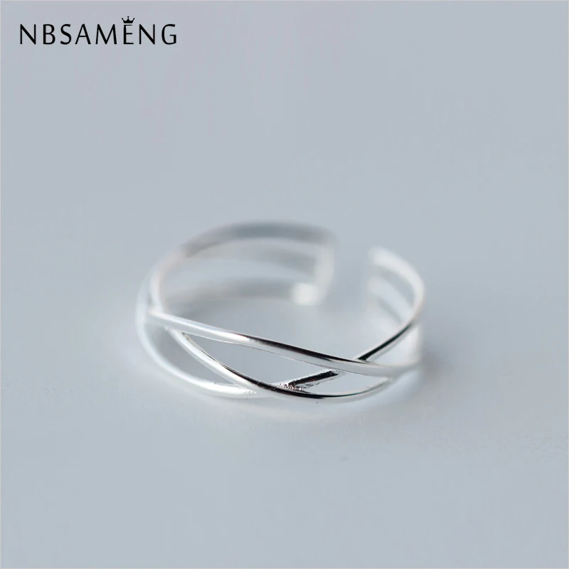 NBSAMENG 100% 925 Sterling Silve Hollow Knot Cocktail Sizable Opening Rings For Women Girl Gift Ring Jewelry
NBSAMENG 100% 925 Sterling Silve Hollow Knot Cocktail Sizable Opening Rings For Women Girl Gift Ring Jewelry
