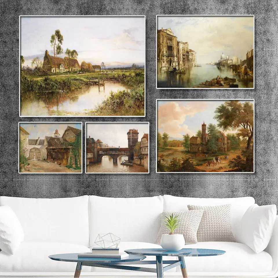 Home Decoration Print Canvas Wall Art Picture Paintings Horizontal Rectangle architecture landscape oil painting For Bedroom
Home Decoration Print Canvas Wall Art Picture Paintings Horizontal Rectangle architecture landscape oil painting For Bedroom
