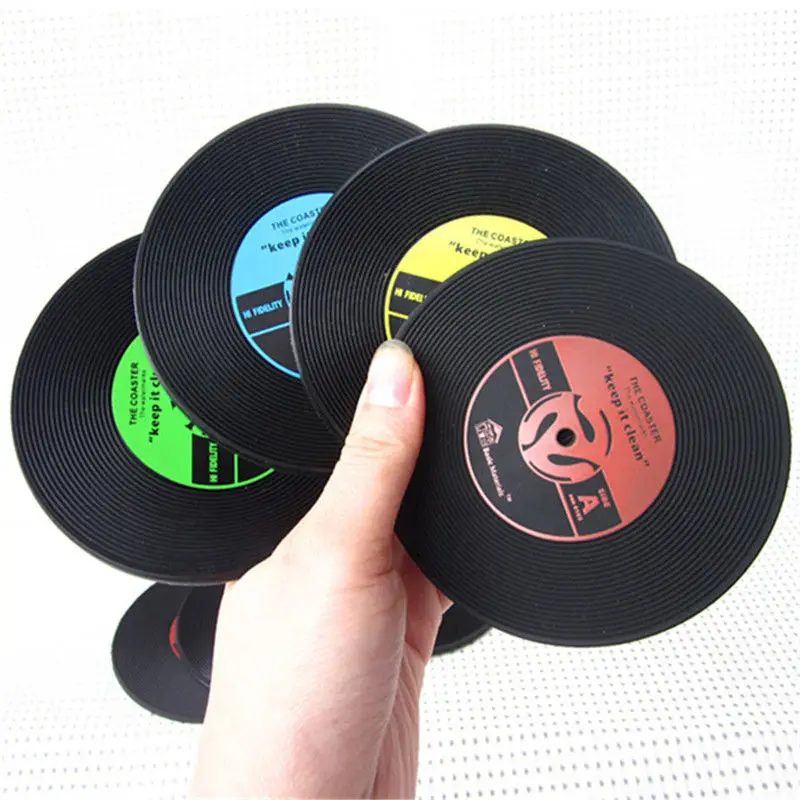 1PCS Retro Drink Coaster Vinyl CD Album Record Drinks Coasters Bar Table Cup Glass Skid Mat Holder
1PCS Retro Drink Coaster Vinyl CD Album Record Drinks Coasters Bar Table Cup Glass Skid Mat Holder