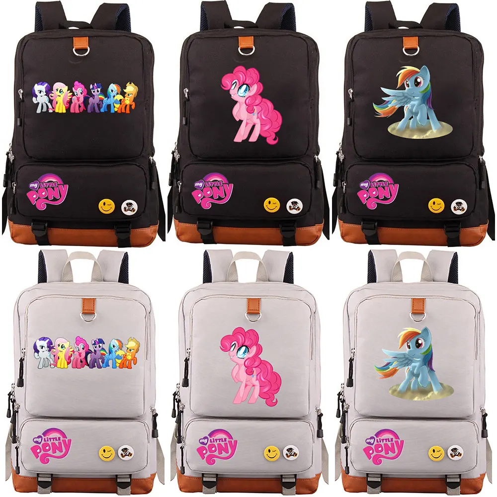 Cartoon Pony Rainbow Dash Unicorns Boy Girl School bag Women Bagpack Teenagers Schoolbags Canvas Men Student Backpack Packsack
Cartoon Pony Rainbow Dash Unicorns Boy Girl School bag Women Bagpack Teenagers Schoolbags Canvas Men Student Backpack Packsack