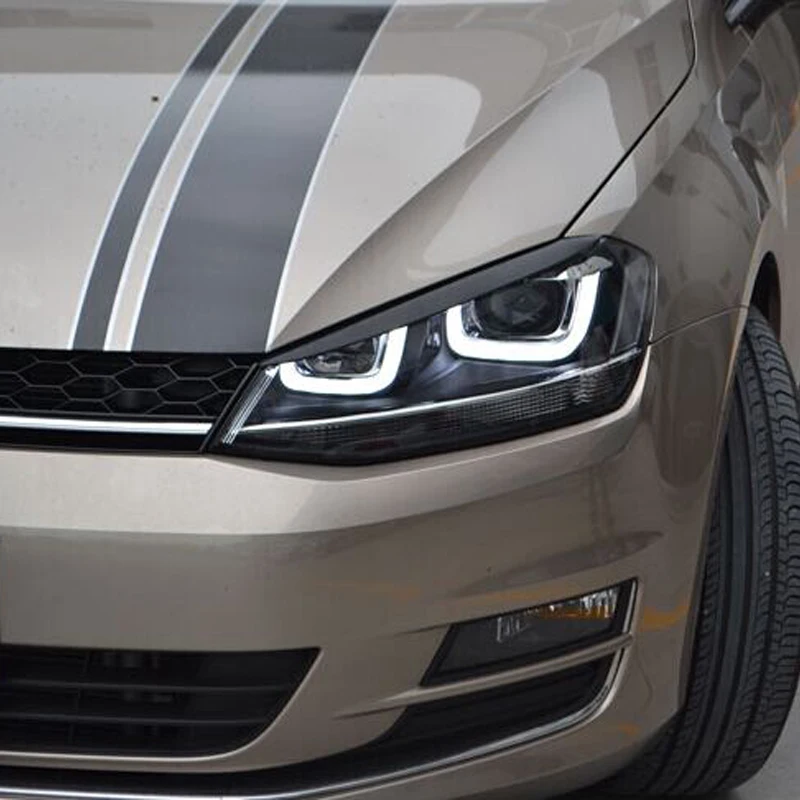 Golf 7 Carbon Fiber Car Headlight Eyebrows Cover Trim Sticker for Volkswagen VW MK7 Free shipping 
Golf 7 Carbon Fiber Car Headlight Eyebrows Cover Trim Sticker for Volkswagen VW MK7 Free shipping