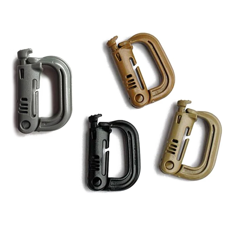 Attach Plasctic Shackle Carabiner D-ring Clip Molle Webbing Backpack Buckle Snap Lock Grimlock Camp Hike Mountain climb Outdoor
Attach Plasctic Shackle Carabiner D-ring Clip Molle Webbing Backpack Buckle Snap Lock Grimlock Camp Hike Mountain climb Outdoor
