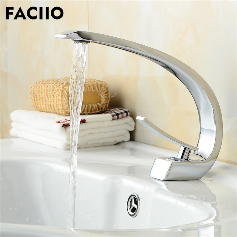 FACIIO Bathroom Basin Faucets Spray Paint Chrome Water Taps Mixer Water Saving Bathroom Tap Faucet Sink Mixer Cold and Hot Water
FACIIO Bathroom Basin Faucets Spray Paint Chrome Water Taps Mixer Water Saving Bathroom Tap Faucet Sink Mixer Cold and Hot Water