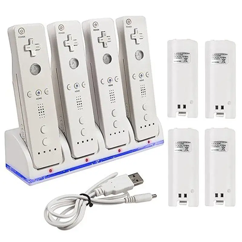 EastVita New Charger Dock with 4 X Battery for Nintend Wii Remote New Charger Dock + 4 x Battery for Nintend Wii Remote
EastVita New Charger Dock with 4 X Battery for Nintend Wii Remote New Charger Dock + 4 x Battery for Nintend Wii Remote