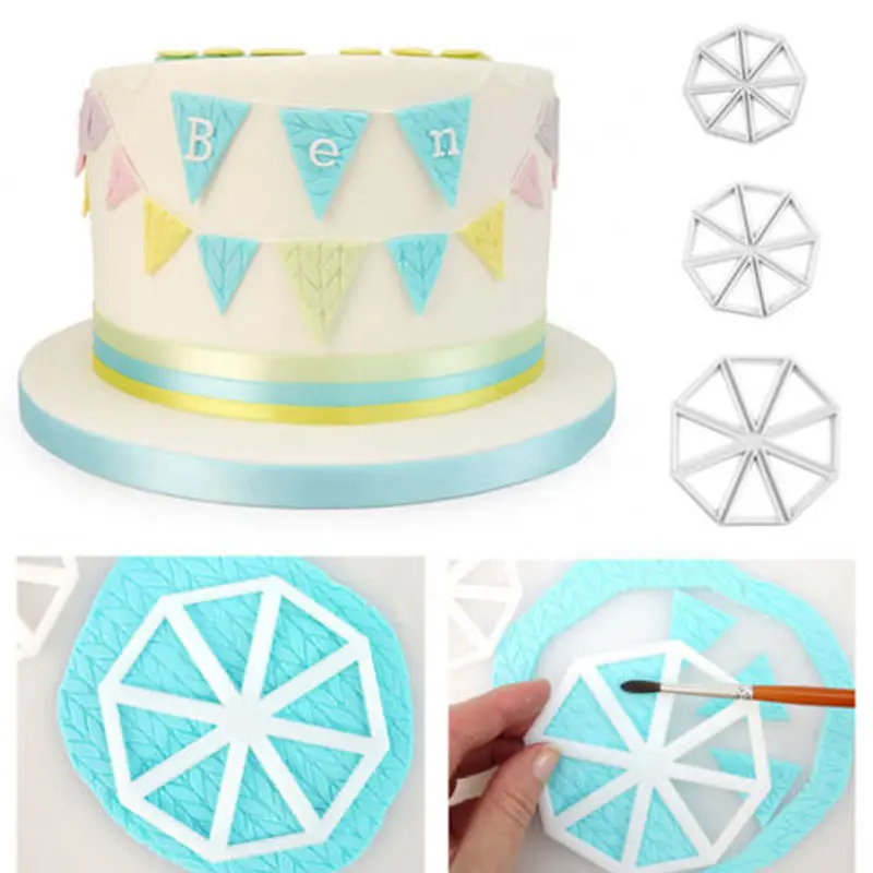2017 New Cake Tool Cutters Set of 3 EASY BUNTING Cake Decorating Sugar Paste White
2017 New Cake Tool Cutters Set of 3 EASY BUNTING Cake Decorating Sugar Paste White