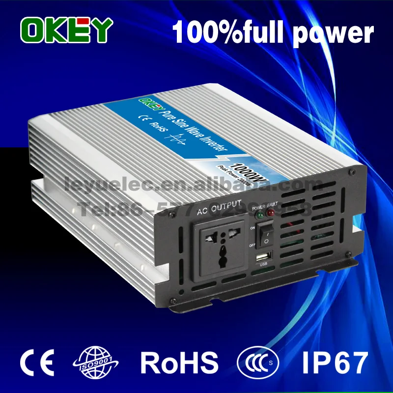 pure sine wave 1000w 12vdc to 110vac off grid solar power inverter&converter for car/water pump
pure sine wave 1000w 12vdc to 110vac off grid solar power inverter&converter for car/water pump