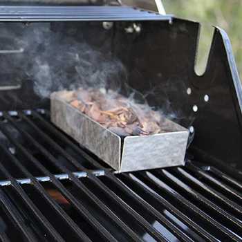 Stainless Steel Smoker BOX BBQ Kitchen Tools Barbecue Cooking Utensil Apple Wood Smoke Box Grill for Bacon Fish Outdoor Picnic
Stainless Steel Smoker BOX BBQ Kitchen Tools Barbecue Cooking Utensil Apple Wood Smoke Box Grill for Bacon Fish Outdoor Picnic