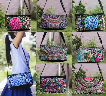 Yunnan National Hmong embroidery Bags Double-sided embroidered shoulder Messenger bag canvas Small Crossbody Clutch handbag
Yunnan National Hmong embroidery Bags Double-sided embroidered shoulder Messenger bag canvas Small Crossbody Clutch handbag