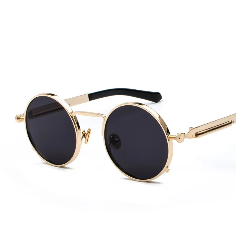 2018 Metal Frame Gothic Steampunk Sunglasses Men Women Brand Designer Round Sunglasses Fashion Mirror Glasses Oculos UV400
2018 Metal Frame Gothic Steampunk Sunglasses Men Women Brand Designer Round Sunglasses Fashion Mirror Glasses Oculos UV400
