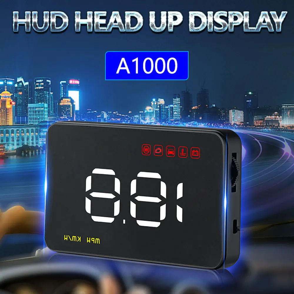 3.5" HUD A1000 Digital Car Speedometer OBD2 Car Head Up Display Windshield Projector Over-speed Voltage Alarm hud a1000
3.5" HUD A1000 Digital Car Speedometer OBD2 Car Head Up Display Windshield Projector Over-speed Voltage Alarm hud a1000