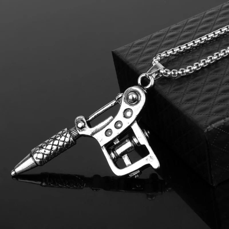 dongsheng Fashion Mini Cute Tattoo Machine Necklace Punk Style Pendant Necklace For Women & Men Hip Hop & Rock Jewelry Gifts-30
dongsheng Fashion Mini Cute Tattoo Machine Necklace Punk Style Pendant Necklace For Women & Men Hip Hop & Rock Jewelry Gifts-30