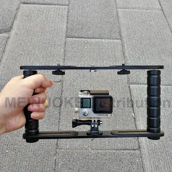 Dual Arm Scuba Diving Dive Bracket Flashlight Tray Stabilizer Mount for Sony Gopro SJCAM Action Camera, Camcoders, Smartphone
Dual Arm Scuba Diving Dive Bracket Flashlight Tray Stabilizer Mount for Sony Gopro SJCAM Action Camera, Camcoders, Smartphone