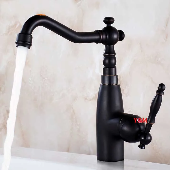 Single Handle Bathroom sink Faucet mixer tap with 360 degree rotate Spout Finish: Oil Rubbed Bronze
Single Handle Bathroom sink Faucet mixer tap with 360 degree rotate Spout Finish: Oil Rubbed Bronze