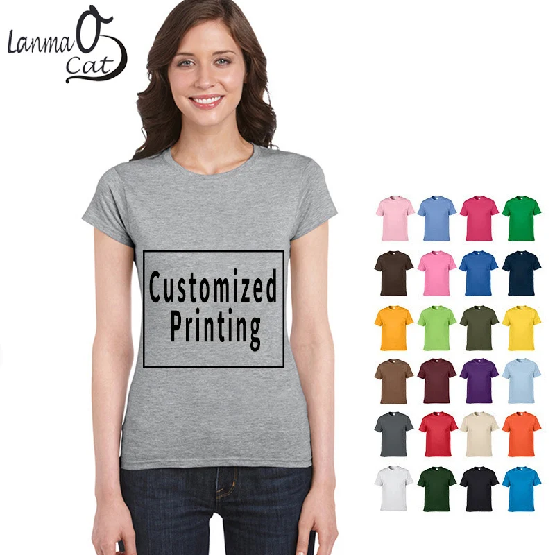 Lanmaocat Women Cotton T Shirts Customized Logo Women Cotton T Shirts Customized with Own Logo T Shirts Plus Size Free Shipping
Lanmaocat Women Cotton T Shirts Customized Logo Women Cotton T Shirts Customized with Own Logo T Shirts Plus Size Free Shipping