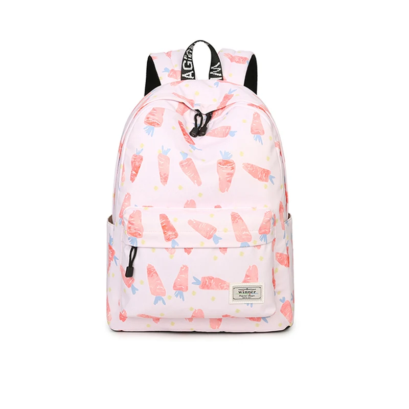 PLAYKING Cartoon Carrot Printing Backpack For Women Girls Canvas bag School Backpack Flowers Rucksacks travel backpack Bag
PLAYKING Cartoon Carrot Printing Backpack For Women Girls Canvas bag School Backpack Flowers Rucksacks travel backpack Bag