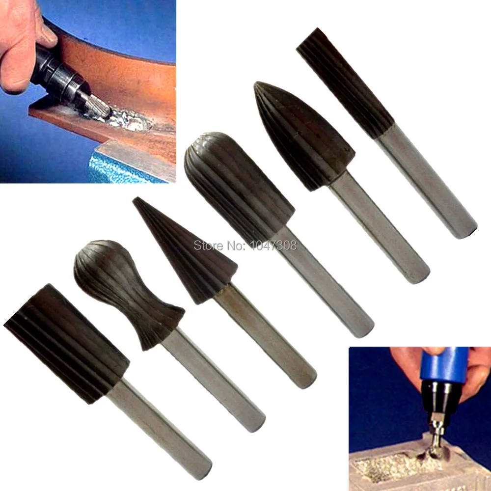 1/4" 6mm HSS Grinder Burr Rotary Cutter Files Set Woodworking Rotary File Carving Knife Milling Cutter Polishing Engraving Bit
1/4" 6mm HSS Grinder Burr Rotary Cutter Files Set Woodworking Rotary File Carving Knife Milling Cutter Polishing Engraving Bit