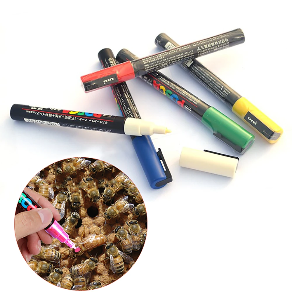 5PCS Queen Bee Marker Pen Permanent Waterproof Marking King Bees Beekeeping Identification Rearing Mating Markers Supplier Tools
5PCS Queen Bee Marker Pen Permanent Waterproof Marking King Bees Beekeeping Identification Rearing Mating Markers Supplier Tools
