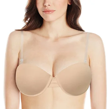 Clear Back Transparent Bra Women Padded Push Up Bra Strapless Convertible Adjusted Large Half Cup Simple Sexy Lingerie Everyday
Clear Back Transparent Bra Women Padded Push Up Bra Strapless Convertible Adjusted Large Half Cup Simple Sexy Lingerie Everyday
