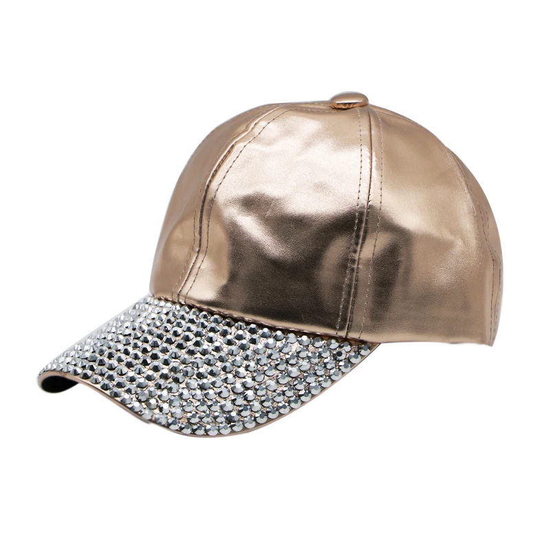 Autumn And Winter Women's PU Rhinestone Baseball Caps Champagne Luxury Bling Hats for Women Diamond Sun Hat
Autumn And Winter Women's PU Rhinestone Baseball Caps Champagne Luxury Bling Hats for Women Diamond Sun Hat