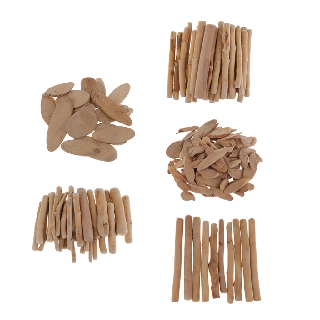 250g Rustic Unfinished Wood Driftwood Sticks Slices for DIY Home Wedding Party Decoration Model Making Material
250g Rustic Unfinished Wood Driftwood Sticks Slices for DIY Home Wedding Party Decoration Model Making Material