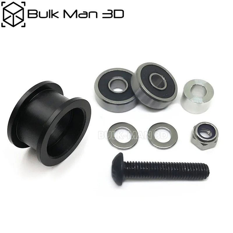 50Sets/Lot High precision CNC Delrin smooth Idler Pulley Wheel Assy for v-slot rail,3D printer parts
50Sets/Lot High precision CNC Delrin smooth Idler Pulley Wheel Assy for v-slot rail,3D printer parts