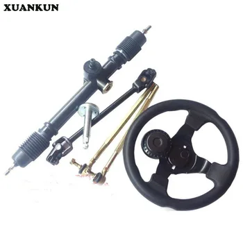 XUANKUN Karting Accessories Steering Wheel Direction Machine Universal Joint Direction Wheel Seat Rod Direction Machine 56CM
XUANKUN Karting Accessories Steering Wheel Direction Machine Universal Joint Direction Wheel Seat Rod Direction Machine 56CM