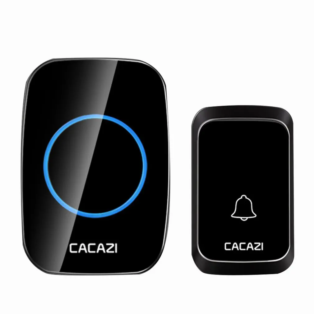 Cacazi A60 Waterproof Wireless Doorbell LED Light Battery Button 58 Chime Home Cordless Calling Bell 300M Remote Control
Cacazi A60 Waterproof Wireless Doorbell LED Light Battery Button 58 Chime Home Cordless Calling Bell 300M Remote Control