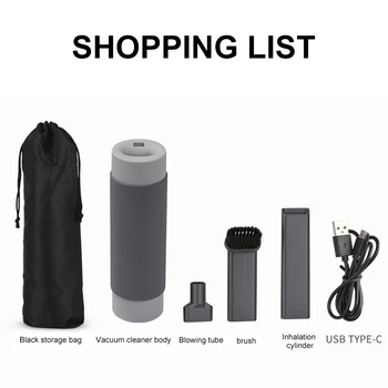 Wireless Car Vacuum Cleaner Handheld Mini Vacuum Cleaner Super Suction Portable Vacuum Cleaner with 3 Nozzle Household
Wireless Car Vacuum Cleaner Handheld Mini Vacuum Cleaner Super Suction Portable Vacuum Cleaner with 3 Nozzle Household