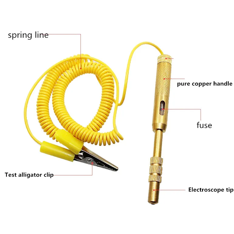 MST-2901 DC 6V-24V Auto Car Truck Motorcycle Circuit Voltage Tester Test Pen Precision Voltmeter Electronic
MST-2901 DC 6V-24V Auto Car Truck Motorcycle Circuit Voltage Tester Test Pen Precision Voltmeter Electronic
