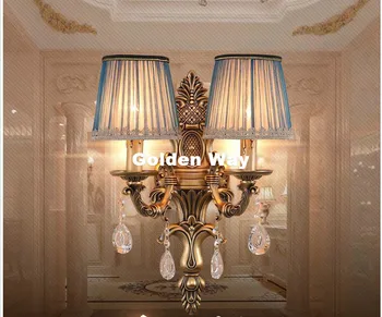Free Shipping European Bronze Crystal Wall Light Copper Wall Sconces Lamp Bronze Wall Brackets Light for Bedroom Living Room
Free Shipping European Bronze Crystal Wall Light Copper Wall Sconces Lamp Bronze Wall Brackets Light for Bedroom Living Room