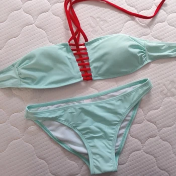 Bikinis Hot Sexy Red Strappy Bathing Suits Brand New Style High Quality Swim Suit Sport Swimwears Push Up maillot de bain Female
Bikinis Hot Sexy Red Strappy Bathing Suits Brand New Style High Quality Swim Suit Sport Swimwears Push Up maillot de bain Female