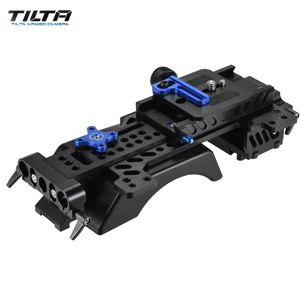 

TILTA 3 DSLR Quick Release Baseplate BS-T03 Shoulder Pad V-LOCK VCT-U14 Plate Mount for 15mm Rod DSLR Camera Rig Cage