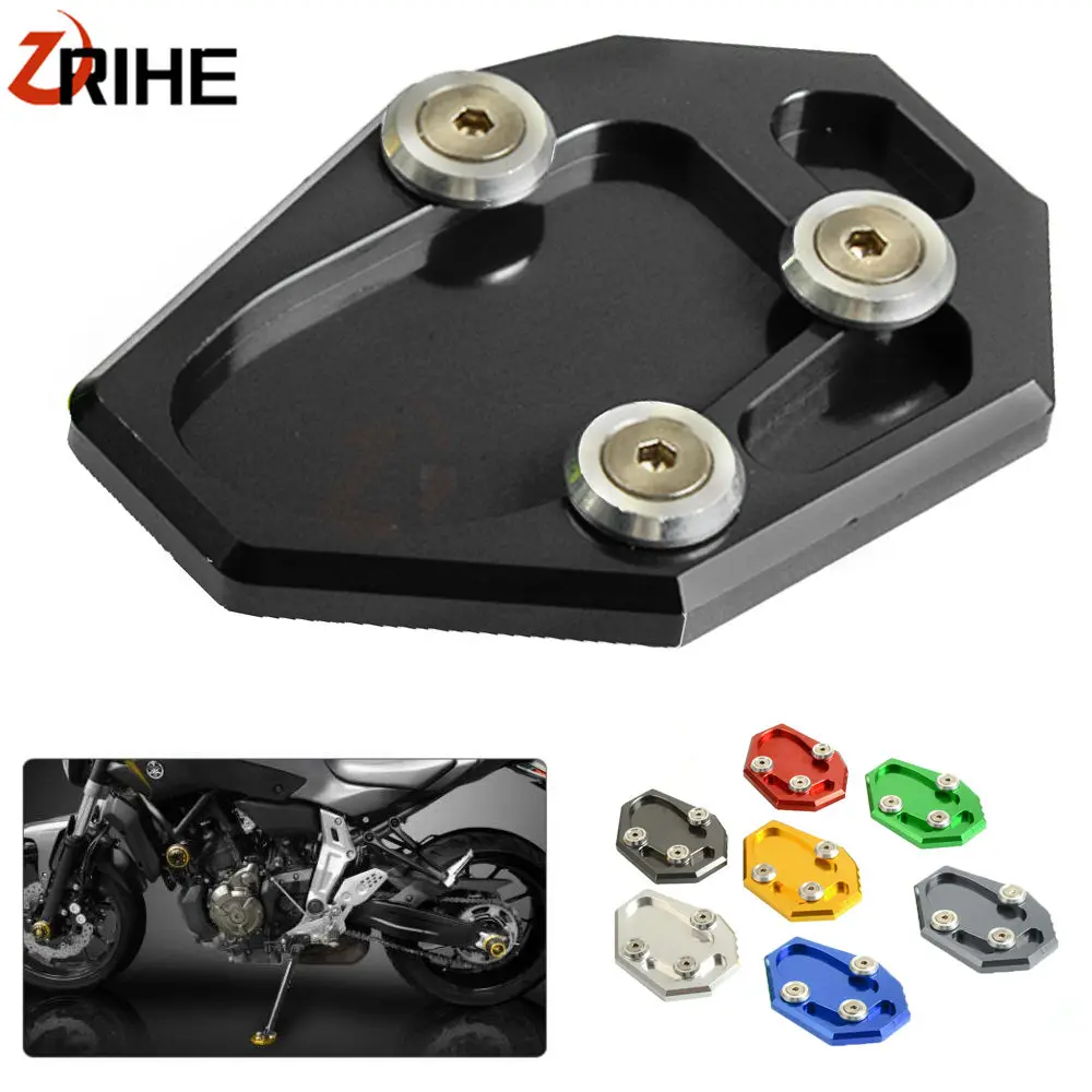 For Yamaha MT-07 MT07 MT 07 2014 2015 2016 FZ6R 2009-2015 Motorcycle CNC Side Stand Enlarge Plate Kickstand Extension
For Yamaha MT-07 MT07 MT 07 2014 2015 2016 FZ6R 2009-2015 Motorcycle CNC Side Stand Enlarge Plate Kickstand Extension