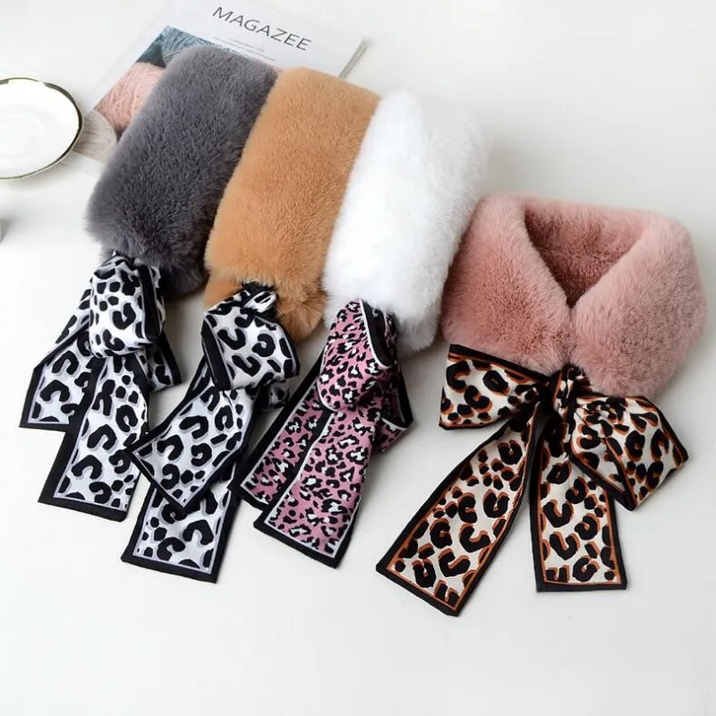 FXFURS 2019 Female Ring Scarf Winter Warm Furry Scarves Leopard Ribbon Women Faux Rabbit Collar Fur Neck Warmer Soft Muffler
FXFURS 2019 Female Ring Scarf Winter Warm Furry Scarves Leopard Ribbon Women Faux Rabbit Collar Fur Neck Warmer Soft Muffler