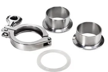 Free Shipping 3/4" 19.05mm Stainless Steel 304 Sanitary Tri Clamp Long Ferrule Couplings Fittings for welding Pipe Connection 
Free Shipping 3/4" 19.05mm Stainless Steel 304 Sanitary Tri Clamp Long Ferrule Couplings Fittings for welding Pipe Connection