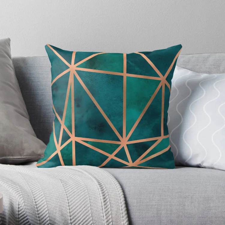 Copper & Emerald Geo Pillow Covers Cases Pattern Nordic Cover Cushion Pillowcase Square Print
Copper & Emerald Geo Pillow Covers Cases Pattern Nordic Cover Cushion Pillowcase Square Print