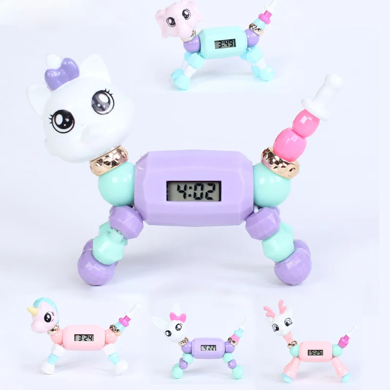 6pcs New Chain Love Elf DIY Beaded Bracelet Cartoon Animal Magic Variety Children Educational Toys Electronic Watch Twisty Pet
6pcs New Chain Love Elf DIY Beaded Bracelet Cartoon Animal Magic Variety Children Educational Toys Electronic Watch Twisty Pet
