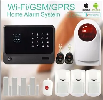 WIFI GSM alarm system APP control intruder gsm wifi alarm support sensor self checking smart socket two way intercom home alarm
WIFI GSM alarm system APP control intruder gsm wifi alarm support sensor self checking smart socket two way intercom home alarm
