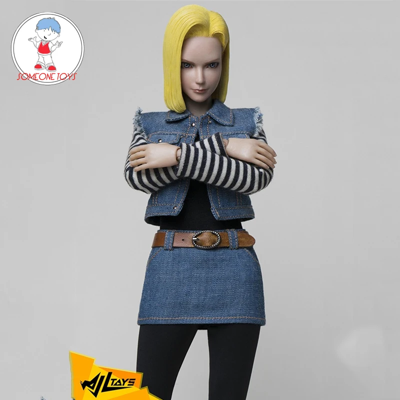 1/6 Dragon ball Android 18 LAZULI Action Figure Cosplay Anime Movable Joints 12 Inches Figurine Dolls Collections
1/6 Dragon ball Android 18 LAZULI Action Figure Cosplay Anime Movable Joints 12 Inches Figurine Dolls Collections