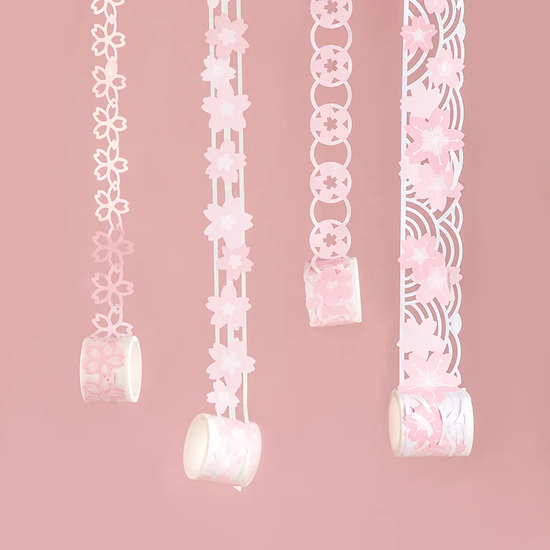 Cherry blossoms Cute Paper Masking paper Hollowing out washi Tape Set Japanese Stationery Kawaii Scrapbooking Sticker
Cherry blossoms Cute Paper Masking paper Hollowing out washi Tape Set Japanese Stationery Kawaii Scrapbooking Sticker