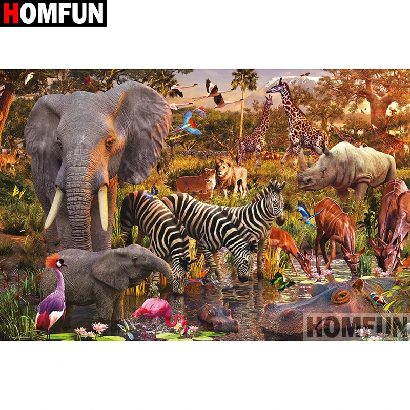 HOMFUN Full Square/Round Drill 5D DIY Diamond Painting "Animal collection" Embroidery Cross Stitch 5D Home A08329
HOMFUN Full Square/Round Drill 5D DIY Diamond Painting "Animal collection" Embroidery Cross Stitch 5D Home A08329