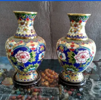 7.88 inch / Collecting Chinese cloisonne carving, a pair of vases
7.88 inch / Collecting Chinese cloisonne carving, a pair of vases