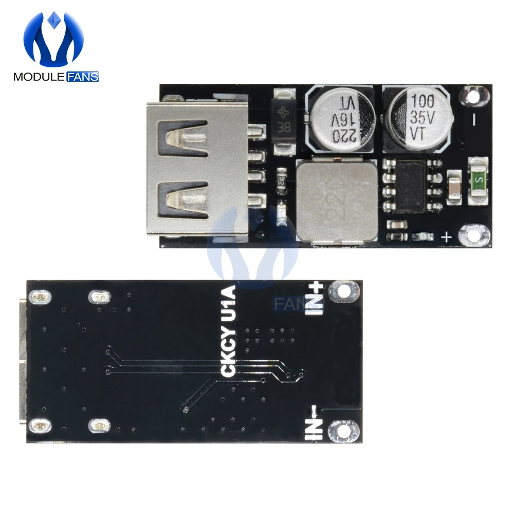 USB DC-DC Buck Converter Car Charging Step Down Module 8V-32V to 5V 3A Charger Circuit Board Power Supply DCP Protocol
USB DC-DC Buck Converter Car Charging Step Down Module 8V-32V to 5V 3A Charger Circuit Board Power Supply DCP Protocol