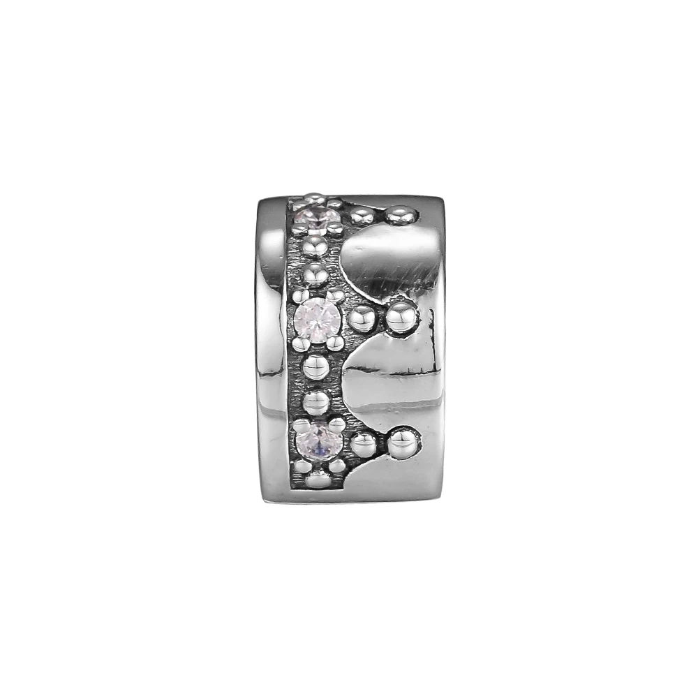 100% Real S925 Sterling Silver Dazzling Crown Clip Beads for Jewelry Making Fits Women Charms Silver 925 Original Bracelet
100% Real S925 Sterling Silver Dazzling Crown Clip Beads for Jewelry Making Fits Women Charms Silver 925 Original Bracelet