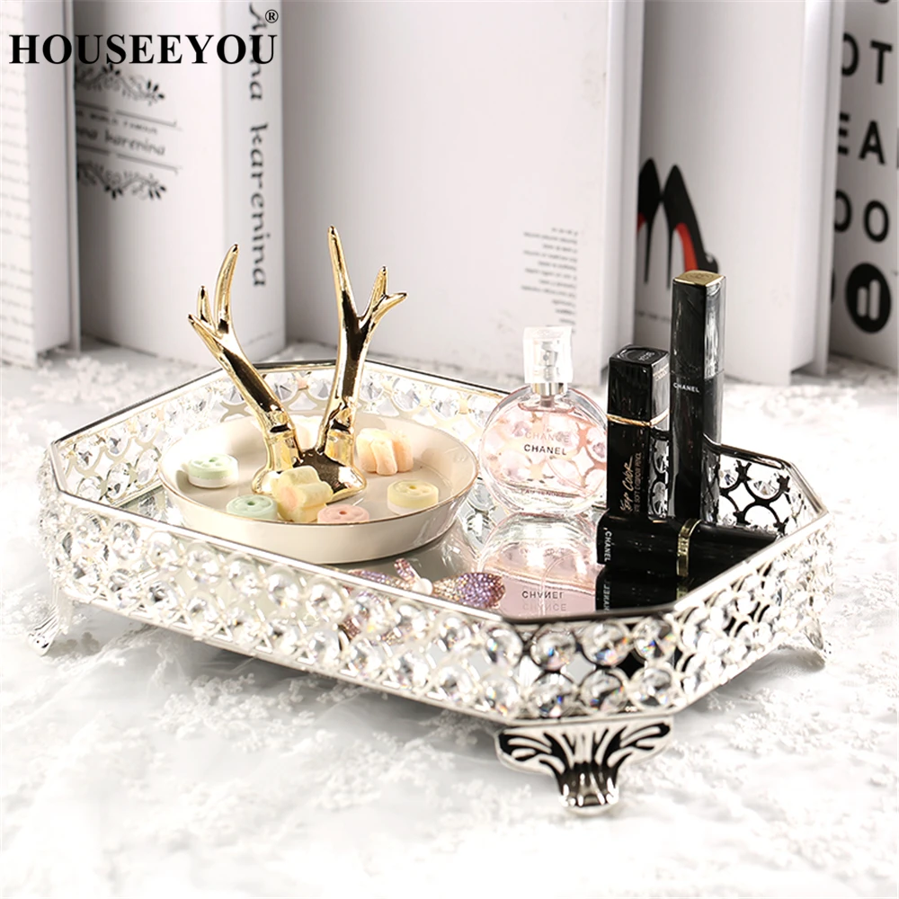 European Silver Plate Fruit Plate Cake Pancake Serving Tray Cosmetic Makeup Storage Organizer Wedding Dessert Home Decoration
European Silver Plate Fruit Plate Cake Pancake Serving Tray Cosmetic Makeup Storage Organizer Wedding Dessert Home Decoration