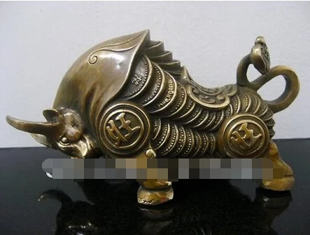 BOEUF EN BRONZE EN LAITON TIBETAIN DE BULL DE STATUE Crafts Home Furnishing Arts pure copper
BOEUF EN BRONZE EN LAITON TIBETAIN DE BULL DE STATUE Crafts Home Furnishing Arts pure copper