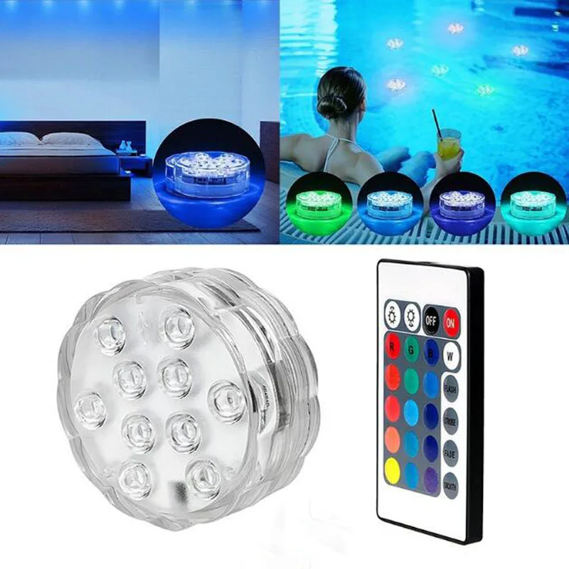 LED Colorful Remote Control Waterproof Aquarium LED Diving Light Submersible Fish Tank Decorative Light Underwater Lamp
LED Colorful Remote Control Waterproof Aquarium LED Diving Light Submersible Fish Tank Decorative Light Underwater Lamp